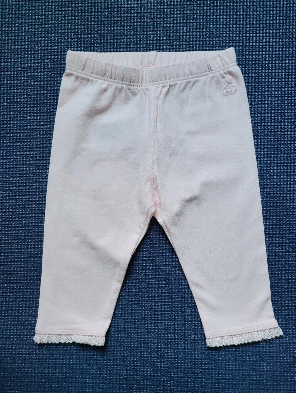 *next baby*Ivory Lace Collar Top with *baby GAP*Pink Leggings Set- 0-3 mth
